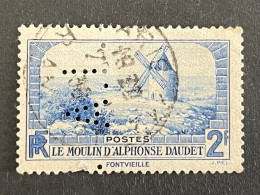 FRANCE A N° 311 1936 A.L 122 Indice 3 Perforé Perforés Perfins Perfin Superbe !! - Andere & Zonder Classificatie