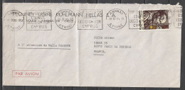 Grece Lettre Par Avion Du 20/3/87 Flamme "The Security Council Decision For Cyprus" 1987 TPYv: 1502 Par Avion - Lettres & Documents