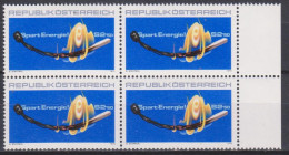 1979 , Mi 1622 ** (4) -  4 Er Block Postfrisch - Energiesparen - Unused Stamps