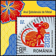 ROMANIA, 2020, CHINESE ZODIAC, Stylized Animals, New Year,  MNH (**) LPMP 2270 - Nuevos