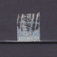 ANTIGUA 1882, SG# 23, 4d Blue, Wmk Crown CA, Perf 14, QV, Used - 1858-1960 Kronenkolonie