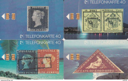 GERMANY - Set Of 4 Cards, Stamps, Briefmarken(E 01-02-03-04), Tirage 30000, 08/91, Mint - E-Series : Edición Del Correo Alemán