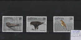 Lettland  Birds Theme Michel Cat.No. Mnh/** 447/449 - Lettonie