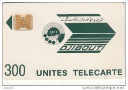 DJIBOUTI - Telecom Logo, First Issue 300 Units, Chip SC4, CN : 8736, Tirage %32000, Used - Djibouti