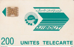 DJIBOUTI - Telecom Logo, First Issue 200 Units, Chip SC4, CN : 8706, Tirage %15000, Used - Djibouti