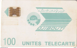DJIBOUTI - Telecom Logo, First Issue 100 Units, Chip SC4, CN : 712260, Tirage %45000, Used - Djibouti