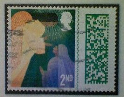 Great Britain, Scott #4293, Used (o), 2022, Christmas: The Annunciation, 2nd, Multicolored - Non Classés