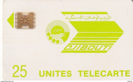 DJIBOUTI - Telecom Logo, First Issue 25 Units, Chip SC4, CN : 9932, Tirage %25000, Used - Djibouti
