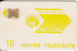 DJIBOUTI - Telecom Logo, First Issue 10 Units, Chip SC4, CN : 11672, Tirage %15000, Used - Djibouti