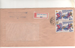 Timbre " Sport : Hockey Sur Glace 1978 " Sur Lettre , Cover , Mail Recommandée , Registered Du 10/10/79 - Covers & Documents