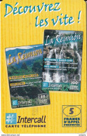 REUNION ISL. - Phonecards, Intercall Promotion Prepaid Card, First Issue, Tirage 3500, Exp.date 31/12/00, Used - Reunion