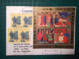 ARGENTINE, Enveloppe Envoyée à La Plata, Argentine, Avec Une Belle Variété De Timbres Postaux (Noël, Rois Mages, Etc.). - Used Stamps