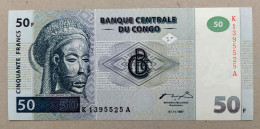 Congo - 50 Francs 1997 1st Issue Hard To Find - P. 89 AUNC/UNC Conditions - Very Rare NOT SPECIMEN!!! - Repubblica Democratica Del Congo & Zaire