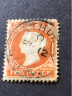 GAMBIA. SG 25. 2d Deep Orange FU - Gambia (...-1964)