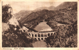 SEMMERING, BRIDGE, ARCHITECTURE, TRAIN, MOUNTAIN, AUSTRIA, POSTCARD - Semmering