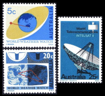 1968 Australia 395-397 Satellite Dish / Metirialogy 6,50 € - Oceania