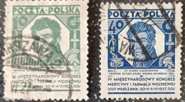 Poland. 1927. Military Medical Congress Used. 10g And 40g. - Used Stamps