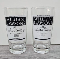 2 Verres à Whisky William Lawson's Rare Scotch Whisky Scotland - Glasses