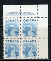 Canada MNH 1953 Wildlife "Polar Bear" - Nuevos