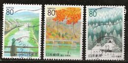 Japon 2000 N° Y&T : 2921 à 2923 Obl. - Used Stamps