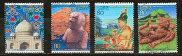 Japon 2002 N° Y&T : 3202 à 3205 Obl. - Used Stamps