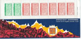 Timbres Andorre Bande Carnet 356A ** Non Pliée - Markenheftchen