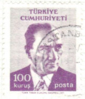 1971 - TURQUIA - KEMAL ATATURK - YVERT 1996 - Oblitérés