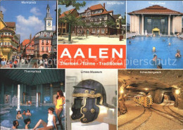 72052581 Aalen Thermen Tuerme Traditionen Marktplatz Buergerspital Schaubergwerk - Aalen