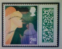 Great Britain, Scott #4293, Used (o), 2022, Christmas: The Annunciation, 2nd, Multicolored - Zonder Classificatie