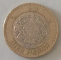 Mexico, Used, 10 Pesos - Mexique