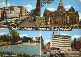 72026738 Recklinghausen Westfalen Markt Rathaus Europahotel Freibad Mollbeck Rec - Recklinghausen