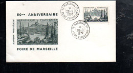 50 ANS FOIRE EXPOSITION DE MARSEILLE 1974 - Temporary Postmarks