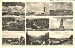 72024493 Feldberg Schwarzwald Turm Feldsee Seebuck Mittelbuck Titisee Hoellental - Feldberg