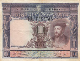 CRBS1184 BILLETE ESPAÑA 1000 PESETAS 1925 BC - Otros & Sin Clasificación