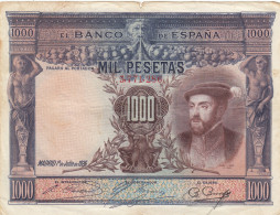 CRBS1183 BILLETE ESPAÑA 1000 PESETAS 1925BC+ - Sonstige & Ohne Zuordnung