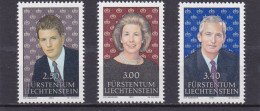 Liechtenstein 1991/92, Cat. Zumstein 965/66 + 995 **.Couple Princier Et Prince Héritier Aloïs. - Nuevos