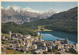 St Moritz Mit Piz Languard Und Piz Albris - Saint-Moritz