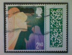 Great Britain, Scott #4293, Used (o), 2022, Christmas: The Annunciation, 2nd, Multicolored - Non Classés