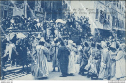 Ca383  Cartolina Sanremo Carnevale Corso Vittorio Emanuele Super Imperia Liguria - Imperia