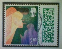 Great Britain, Scott #4293, Used (o), 2022, Christmas: The Annunciation, 2nd, Multicolored - Zonder Classificatie