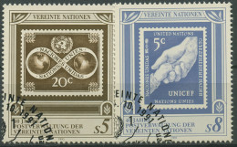 UNO Wien 1991 Postverwaltung UNPA MiNr. 5 New York 121/22 Gestempelt - Oblitérés