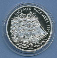 Benin 1000 Francs 2007 Rickmer Rickmers Segelschiff, Silber, PP Kapsel (m4735) - Benin