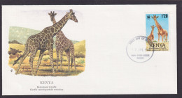 Kenia Ostafrika Fauna Giraffen Schöner Künstler Brief - Kenya (1963-...)