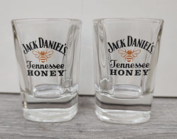 2 Verres à Whisky Jack Daniel's Tennessee Honey (abeille) - Bicchieri