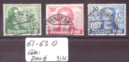 BERLIN - No Michel 61-63 OBLITERES -  COTE: 200 € - Used Stamps