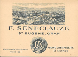 F. SÉNÉCLAUZE - St EUGÈNE - ORAN - Other & Unclassified