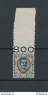 1923 Regno D'Italia - N. 150, Floreale, 2 Lire Verde Grigio E Arancio, Ottima Centratura - Bordo Di Foglio - MNH** - Andere & Zonder Classificatie