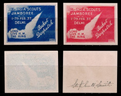 IND-01- INDIA - 1937 - MNH - SCOUTS- ROCKET MAIL -ALL-INDIA SCOUTS JAMBOREE DELHI'37 - 1936-47 Koning George VI