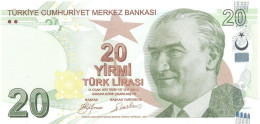 Turkey 2009 AUNC 20 Lira Banknote P224a - Turquie