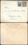 Chile Uprated 15c Postal Stationery Cover To Germany 1921. 40c Rate - Chili